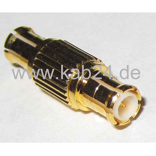 Bild 1 - MCX Doppelstecker 1 x MCX Stecker auf 1 x MCX Stecker