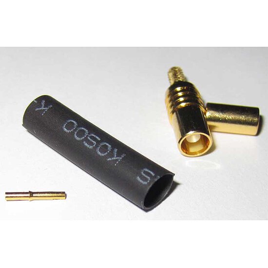 Bild 1 - Crimpkupplung fr RG174/RG316 Kabel, vergoldet