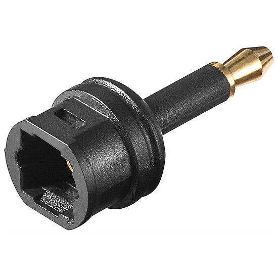 Bild 1 - Audioadapter LWL Adapter Toslink Buchse auf 3,5mm mini Toslink Stecker