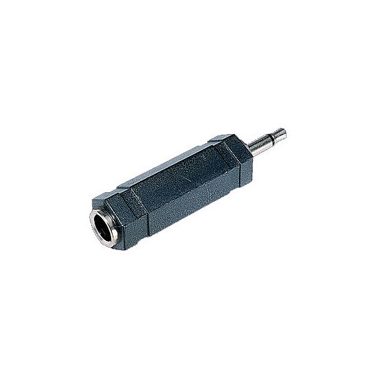 Bild 1 - Klinkenadapter, 3,5mm Mono-Stecker auf 6,3mm Mono-Buchse
