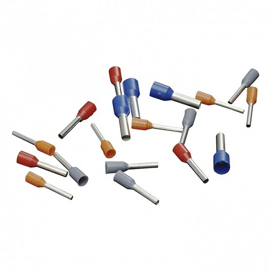 Bild 1 - Aderendh�lse DIN 46228 isoliert f�r Kabel 1mm�