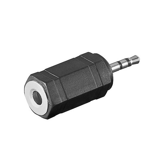 Bild 1 - Klinkenadapter 2,5mm stereo Klinkenstecker auf 3,5mm stereo Klinkenbuchse