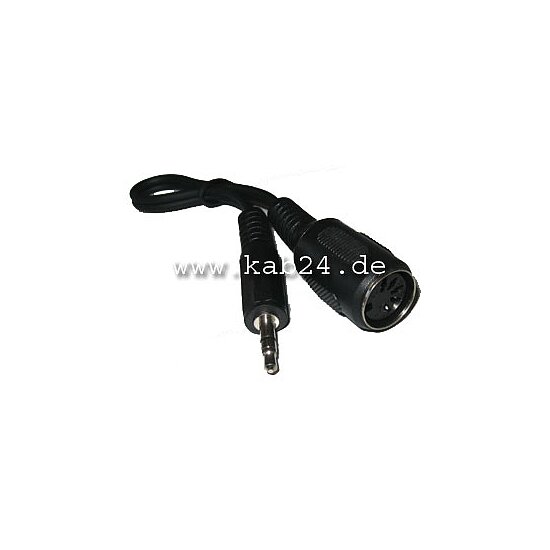 Bild 1 - Klinkenstecker 3,5mm stereo auf 5-pol Diodenkupplung