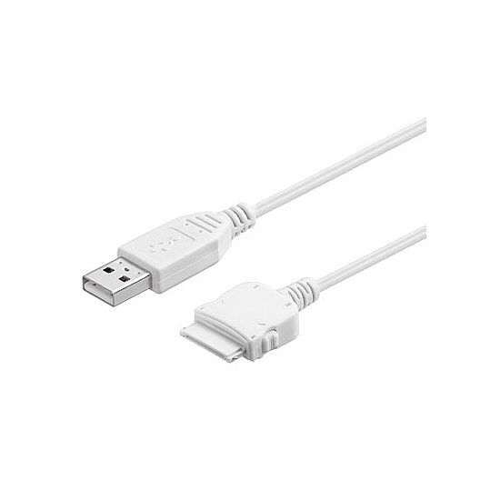 Bild 1 - USB 2.0 Ladekabel und Datenkabel weiss f�r iPod / iPhone 3G / iPhone 3Gs / iPad