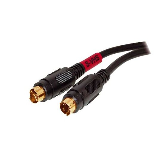 SVHS-Kabel, vergoldete, vergossene Stecker, 2x SVHS- Hosiden 4polig ...