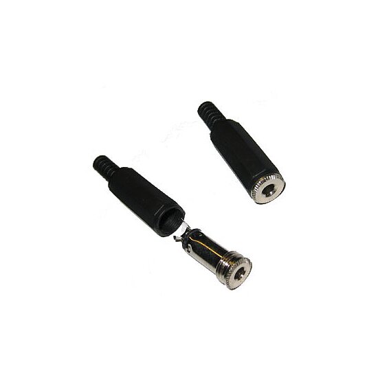 Bild 1 - 3,5mm Stereo Klinkenkupplung l�tbar Kunststoff