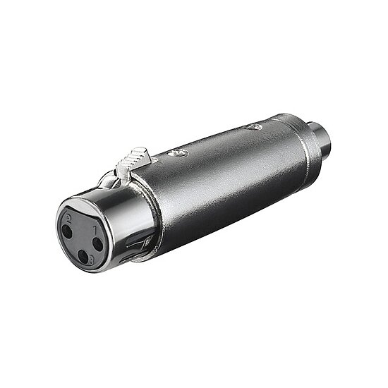 Bild 1 - XLR-Adapter, XLR-Kupplung auf RCA-Kupplung