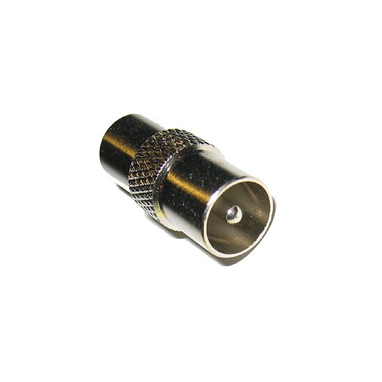 Bild 1 - Koax-Adapter Stecker/Stecker Vollmetall