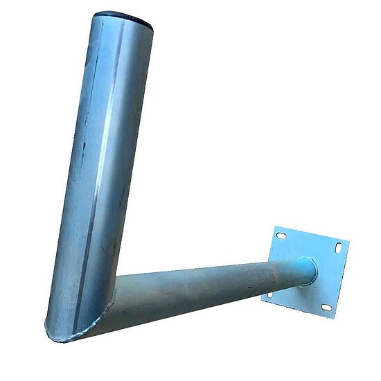 Bild 1 - SAT-Wandhalter Stahl verzinkt 650mm / 250mm / Rohr 48mm