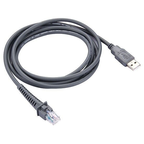 Bild 1 - serielles Kabel fr Barcodescanner USB A Stecker auf Rj45 Stecker 2m