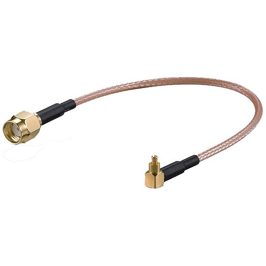 Bild 1 - WLAN Antennen Adapter SMA Reverse - MC-Card Stecker / Lucent-Stecker