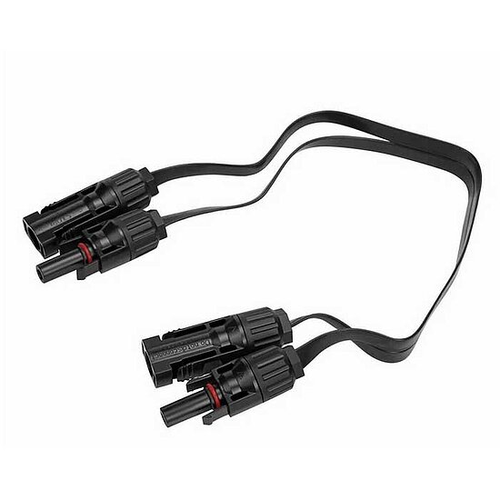 Bild 1 - Fensterdurchfhrung fr Solarkabel beidseitig Solar Stecker Kabel 24cm 6mm