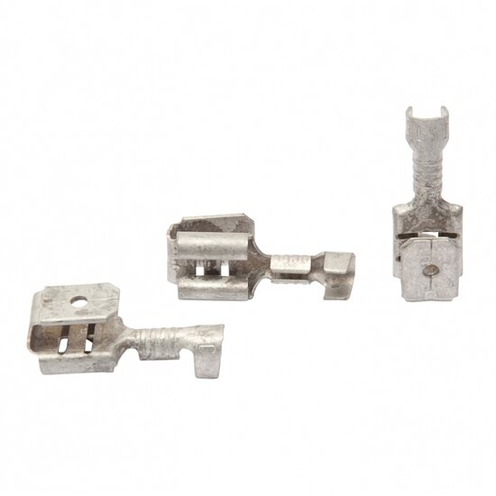 Bild 1 - unisolierte Flachsteckh�lse f�r Kabel 0,5 - 1,0mm� Steckma� 2,8mm x 0,8mm