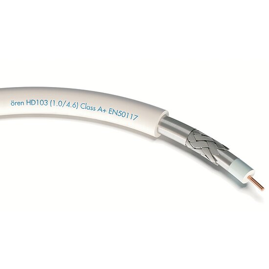 Bild 1 - Koaxialkabel 6,8mm Class A+ ren HD 103 110 dB 3-fach Schirm Kupferinnenleiter UV-Bestndig !