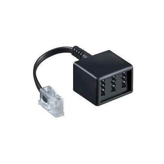 Bild 1 - Adapterkabel RJ45 (8P/4C) Stecker auf TAE NFN Buchse