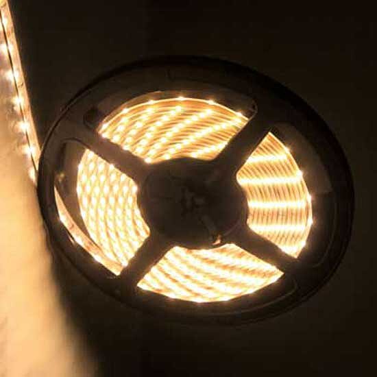 Bild 1 - nextec Premium LED Leiste warmweiss 8mm breit 5m 300 LED'S 2835 IP65 2A/24W 2040 Lumen