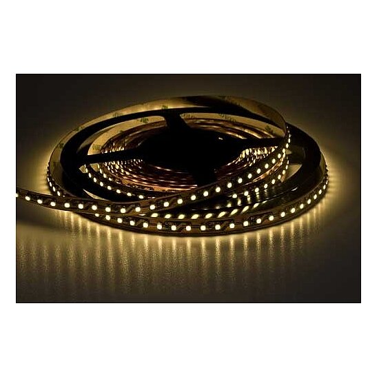 Bild 1 - nextec Premium LED Leiste warmweiss 8mm breit 5m 600 LED'S 3528 IP33 4A/48W 3300 Lumen