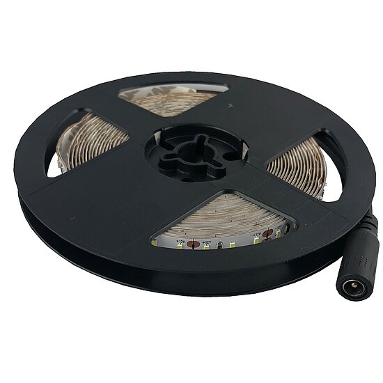Bild 1 - nextec LED Stripe LED Streifen kaltweiss 8mm breit 5m 600 LED'S 3014 IP20 5 A / 60 W 6000 Lumen