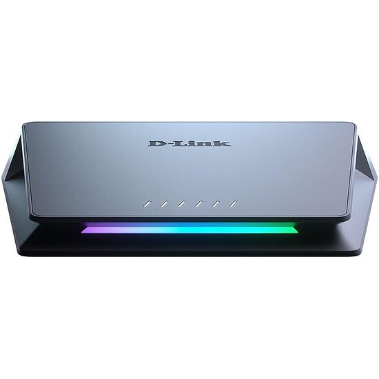 Bild 1 - D-Link DMS-106XT 6-Port Multi-Gigabit Unmanaged Switch mit RGB Beleuchtung