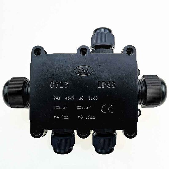 Bild 1 - Kab24 Dosemuffe Abzweigkasten Kabelverbinder 5-polig wasserdicht IP 68