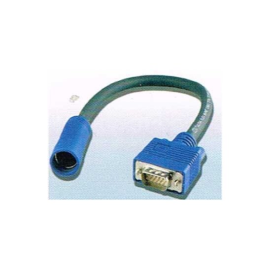 Bild 1 - In-Wall-System Ultra Flex 0,3M VGA Stecker auf DIN 15 Buchse Adapterkabel