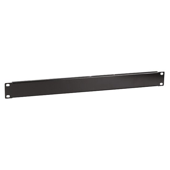 Bild 1 - Kab24 Blindabdeckung Frontplatte Blindplatte Abdeckung 19 Zoll 1HE schwarz RAL9005