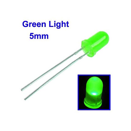 Bild 1 - LED 5mm gr�n