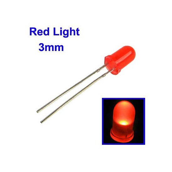 Bild 1 - LED 3mm rot