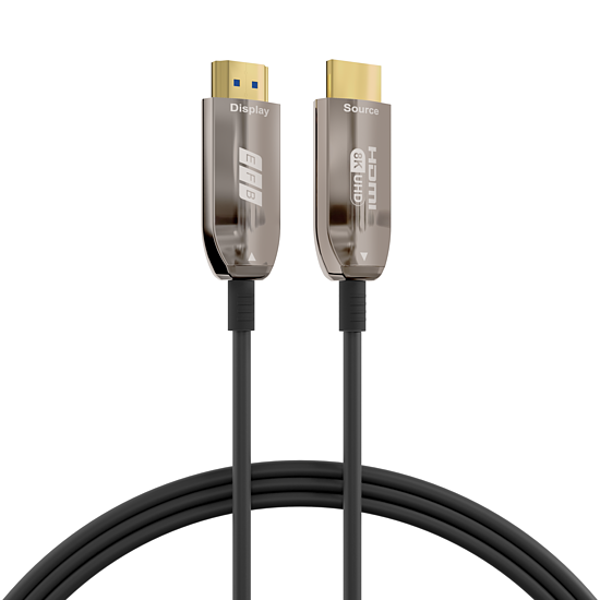 Bild 1 - aktives HDMI Kabel Glasfaser AOC Ultra High-Speed 8K60Hz / 4K@120Hz 48 Gbit/s space grau