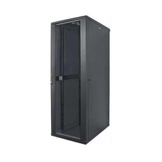 Bild 1 - Kab24� Netzwerkschrank / Serverschrank 19 Zoll 36 HE schwarz H:172,8 x B:60 x T:80cm