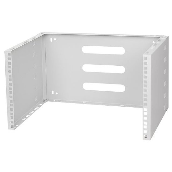 Bild 1 - 19 Zoll Wandhalterung Wandkonsole grau 6HE