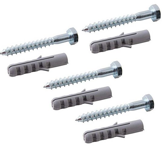 Bild 1 - Befestigungskit fr SAT Wandhalterung 4 M8 x 60 Schrauben inkl. Dbel