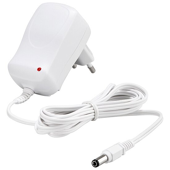 Bild 1 - Festspannungs Schaltnetzteil weiss 12V 600mA 5,5 x 2,1mm Stecker