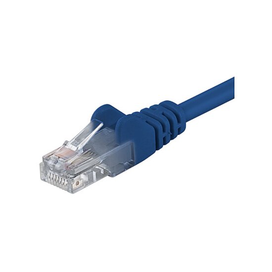 Bild 1 - Cat5e U/UTP Patchkabel blau 10m
