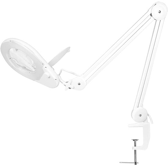 Bild 1 - Lupenleuchte mit Klemmhalterung, 5 Dioptrien