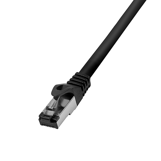 Bild 1 - CAT8.1 Patchkabel schwarz PIMF halogenfrei max. 40 GBit/s