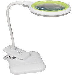 LED Lupenleuchte Tisch- und Klemmleuchte 100 Lumen dimmbar