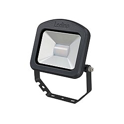 Ledino LED-Flutlichtstrahler 10W schwarz 10 Watt 3000K warmweiss 800 Lumen IP 65