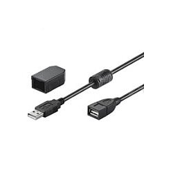 USB 2.0 Verlngerungskabel mit Halteclip