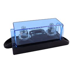 KFZ Sicherungsblock Terminal transparent inkl. 100A Sicherung