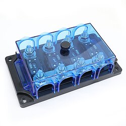 KFZ Sicherungsblock 4-fach Terminal schwarz inkl. 100A Sicherung