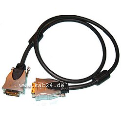 Premium DVI D 24+1 Kabel mit Ferritfiltern