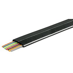Telefonflachkabel, 8adrig, 100 m Rolle