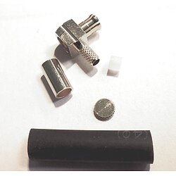 MCX-Winkelstecker CRIMP f�r RG 178