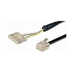 VIMAR Stecker RJ11 6/4 – Grau, Für Bürgerliche Serie 'arké' – Maße: 12,75 X 9,5 X 1,62 Cm