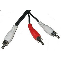 Cinch Y-Kabel 1 x Cinchstecker auf 2 x Cinch Stecker