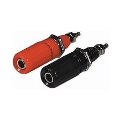 Bananen-Einbaubu. f�r Bananenstecker oder Klemmanschluss