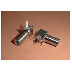 HighQuality F- Printbuchse 90� HIGH PERFORMANCE, 3GHz