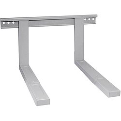 Mikrowellenhalterung Silber Belastbar bis 35 Kg