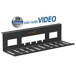 Kabelmanagement f�r den Schreibtisch, offenes Design, 400 x 140 x 100 mm